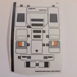 Sticker Sheet for Set 76908-1 / [No Color/Any Color]