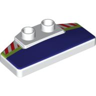 Lego Duplo Rear Spoiler 2 x 4 x 1 / 2 with Buzz Lightyear Wings Print