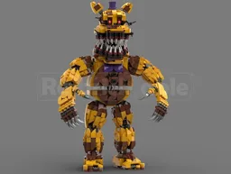 Nightmare Fredbear (Five Nights at Freddy's) w/ Lighting Instructions