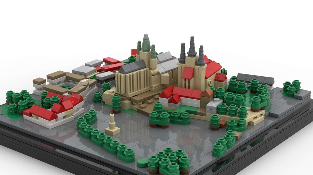 Lego Erfurt Cathedral, St. Severus church and Domplatz square