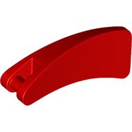 Lego Animal Body Part, Fin 2 x4 with Handle / Red