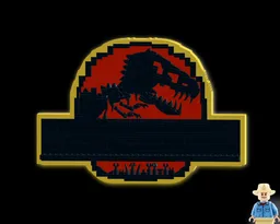 Jurassic Park - Minifigures Display Stand