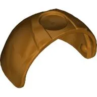 Headwear Accessory Visor [Large with Trapezoid Top] / Metallic Gold