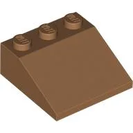 Brick Sloped 33° 3 x 3 / Medium Nougat