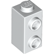 Lego Brick Special 1 x 1 x 1 2/3 with Studs on 1 Side / White