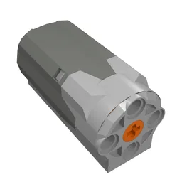 Motor, Medium, Power Functions, 3 x 6 x 3 with Dark Bluish Gray Bottom and 20cm Wire / Dark Bluish Gray