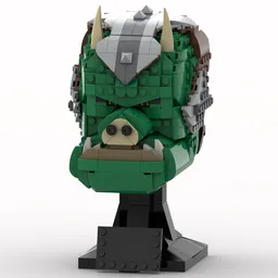 Gamorrean Guard Head - Helmet Collection Style