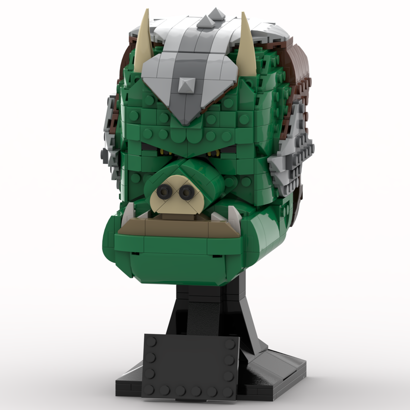 Lego Gamorrean Guard Head - Helmet Collection Style