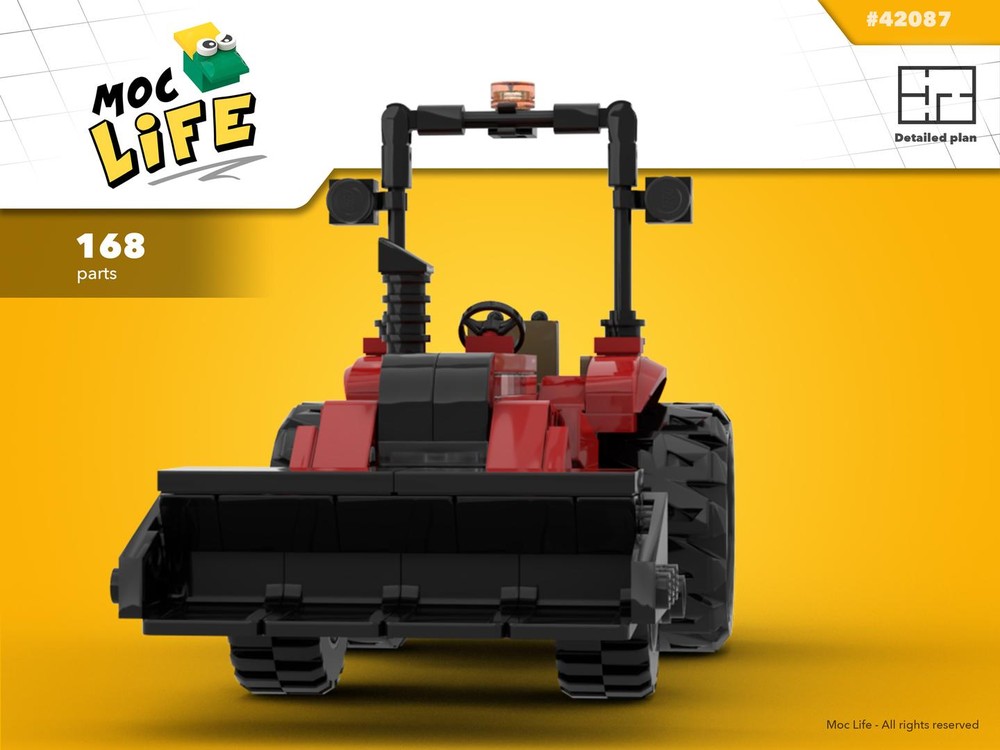 Lego Case IH mid-mount
