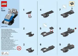 Monthly Mini Model Build Set - 2016 02 February, Snow Scooter polybag