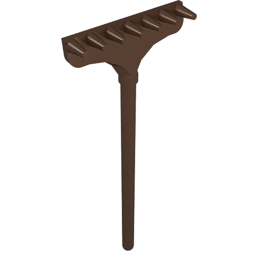 Lego Fabuland, Equipment Rake / Brown