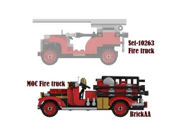 Retro fire truck