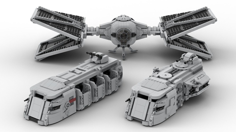 Lego SW Mandalorian BUNDLE Imperial Troop transport,Trexler Marauder and TIE Outlander