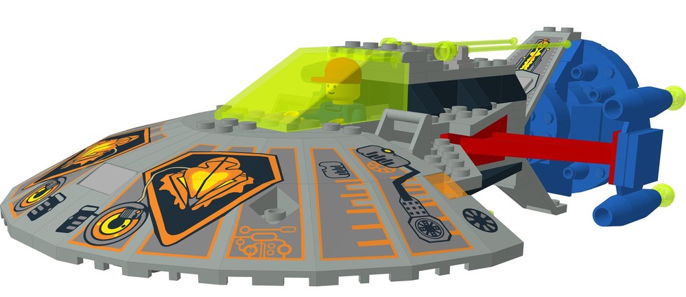 Lego Half-Saucer Space Ship