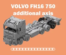Volvo FH16 750 8x6-additional axle