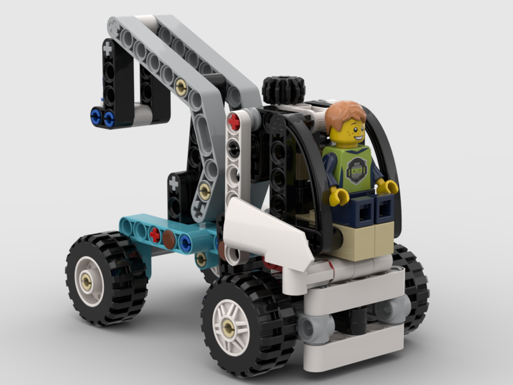 Lego Technic Tow Truck with Minifigure Support