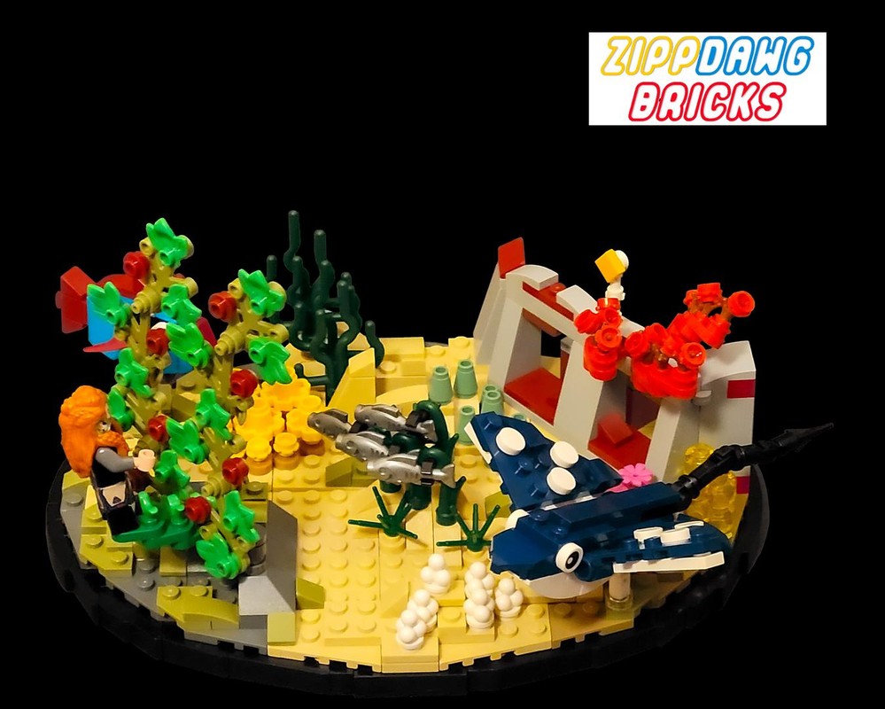 Lego Base for Waterwing - Horizon Forbidden West, Burning Shores