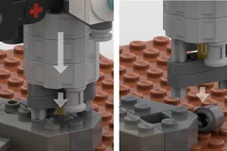42158: Sample collection / release mechanism for drill arm (Mars rover Perseverance)