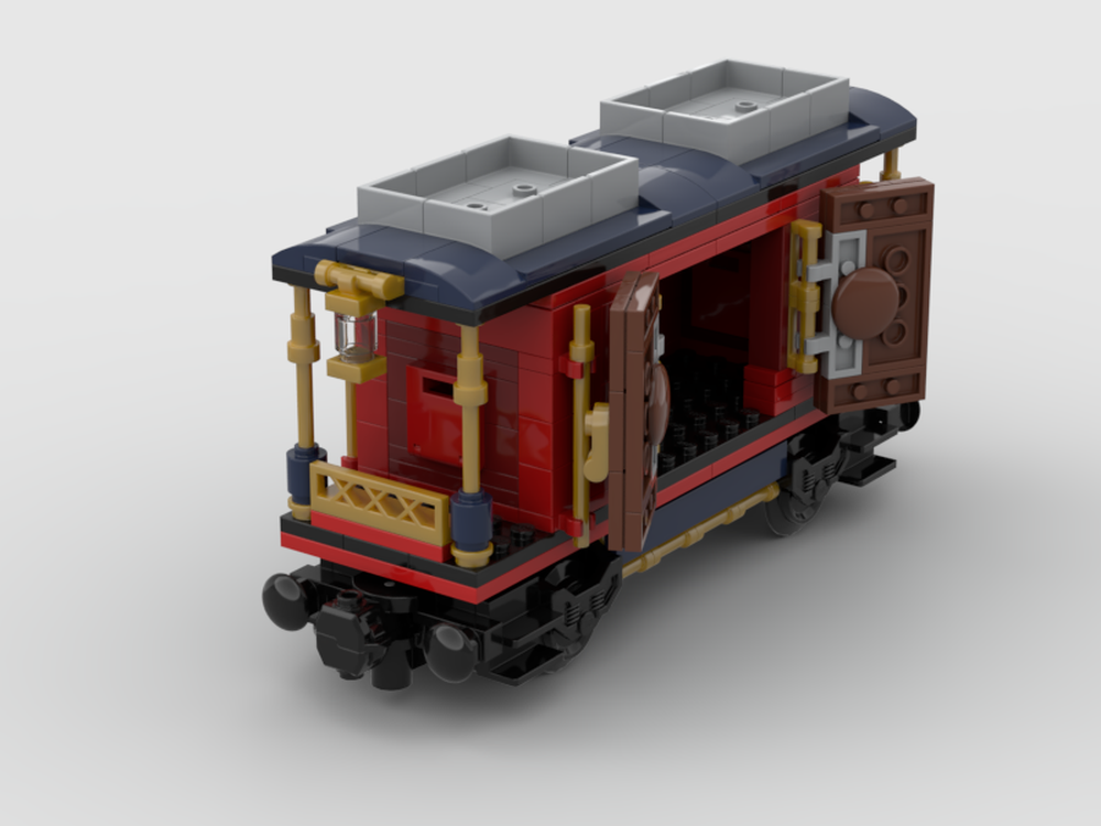 Lego Winter Village Christmas Holiday Train Mail Car Small Version