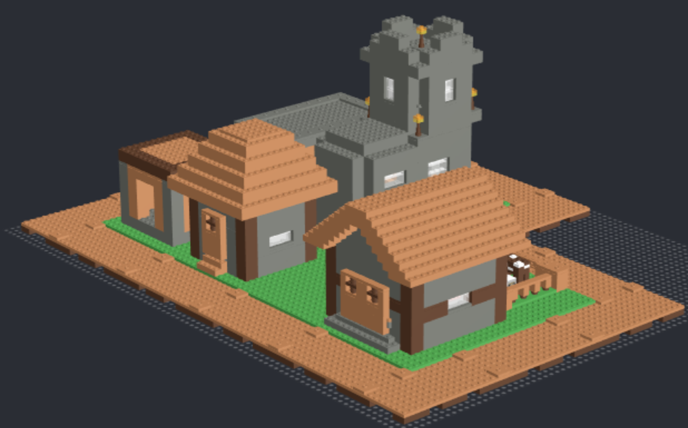 Lego Villager village / Villiger Dorf