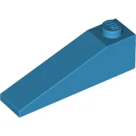 Brick Sloped 18° 4 x 1 / Dark Azure