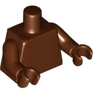 Torso, Reddish Brown Arms, Reddish Brown Hands [Plain] / Reddish Brown