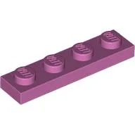 Plate 1 x 4 / Medium Dark Pink