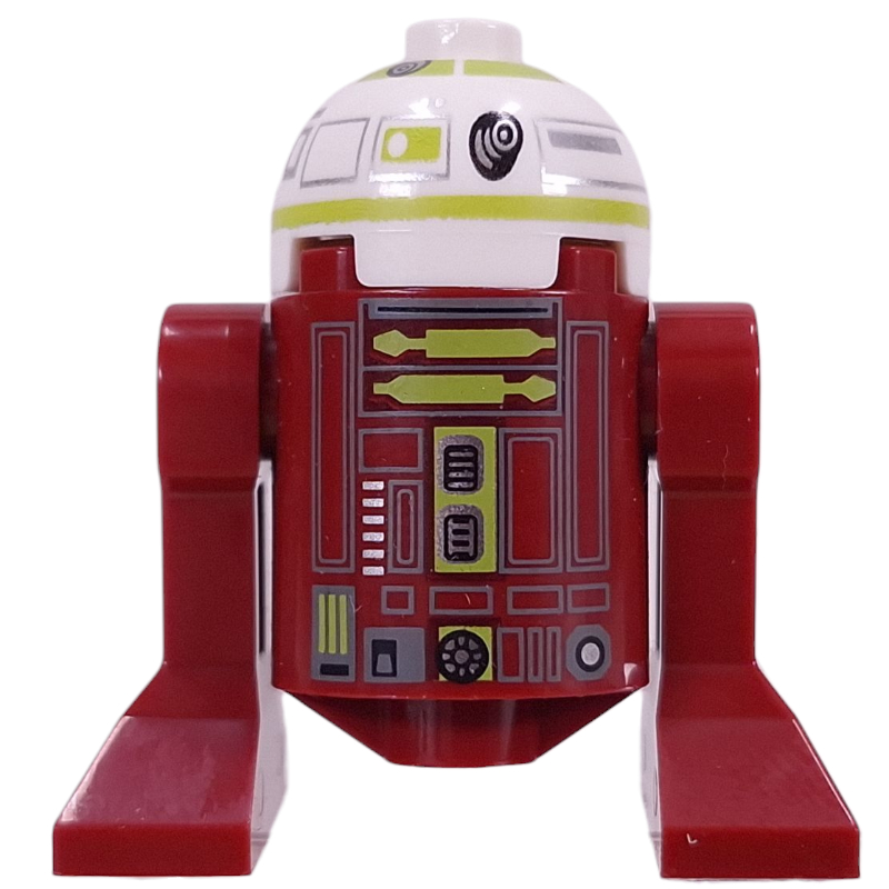 Lego Astromech Droid, R7-A7, Dark Bluish Grey Rectangles