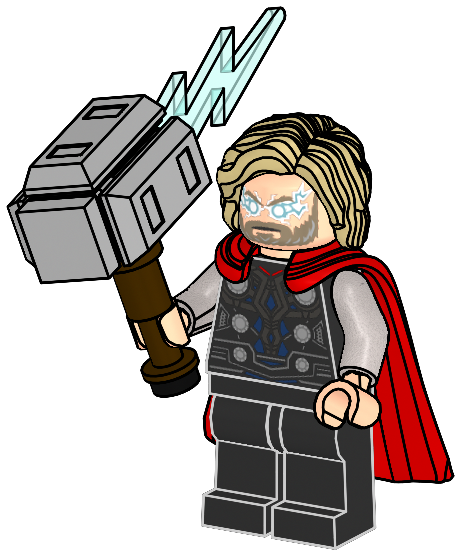 Lego Thor with Mjolnir