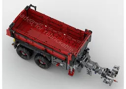 Claas Xerion Tipper Trailer Red