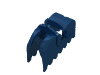 Lego Animal / Creature Accessory, Horse Barding [Plain] / Dark Blue
