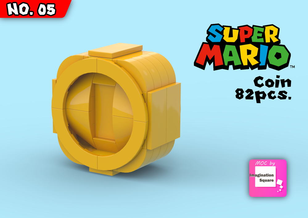 Lego Coin - Display Figure 05 - Super Mario Bros.