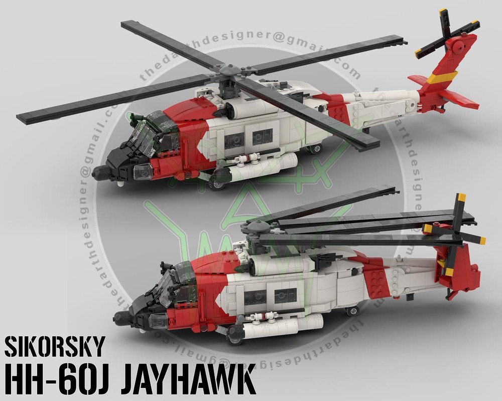 Lego Sikorsky | HH-60J JAYHAWK - 1:35 Scale (v3)