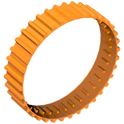 Technic Tread Large [36 Links] / Orange