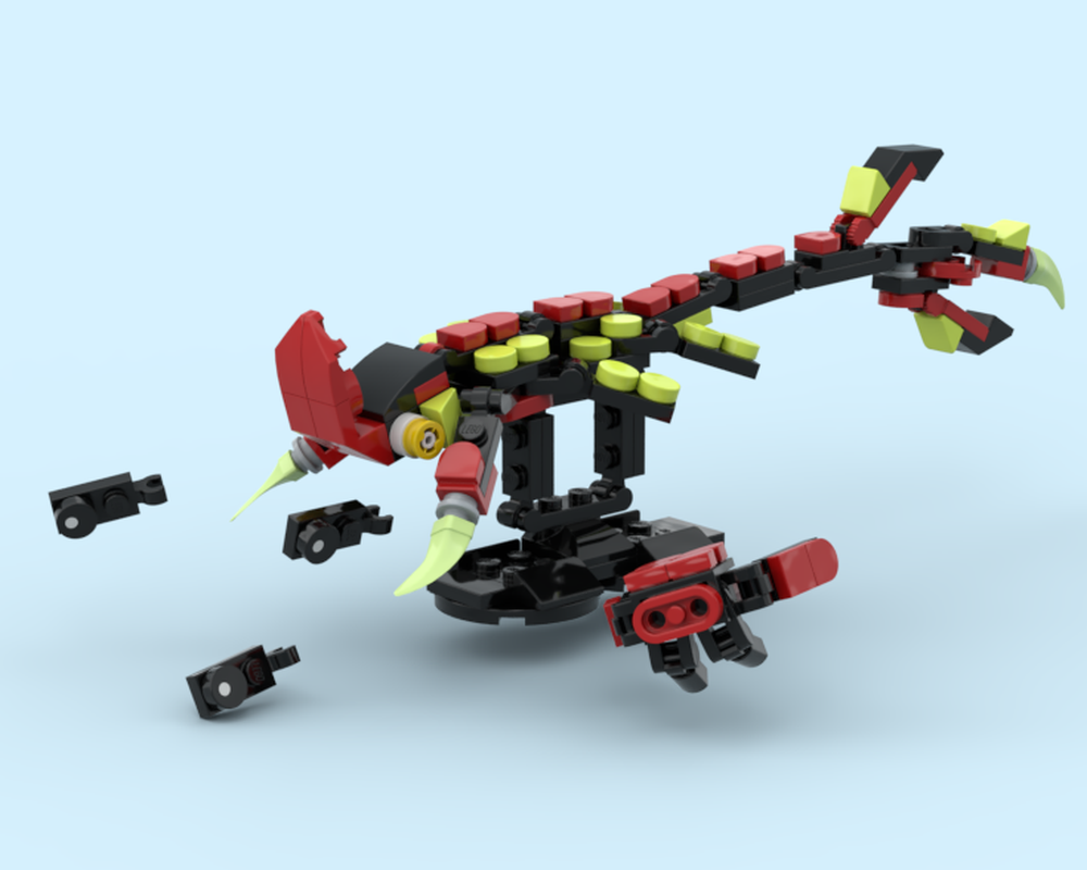 Lego Gas Ripper Leviathan - (Fan made Subnautica Creature)