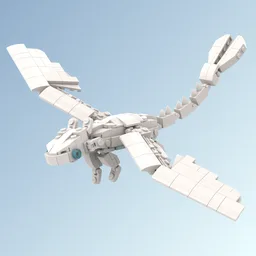 Light Fury (Minifigure Scale) - How To Train Your Dragon