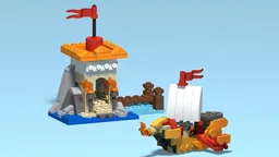 40593 Dragon Boat and Watery Fort