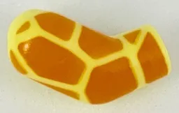 Arm, Right with Orange Giraffe Spots Pattern / Bright Light Yellow