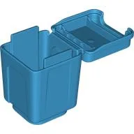 Duplo Garbage Can / Bin / Dark Azure