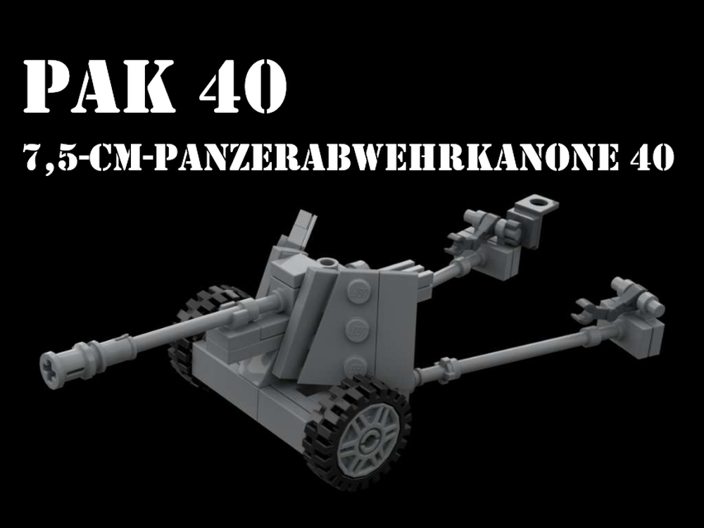 Lego PaK 40 (7,5-cm-Panzerabwehrkanone 40)