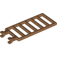 Bar 7 x 3 with Double Clips (Ladder) [Straight Clips] / Medium Nougat