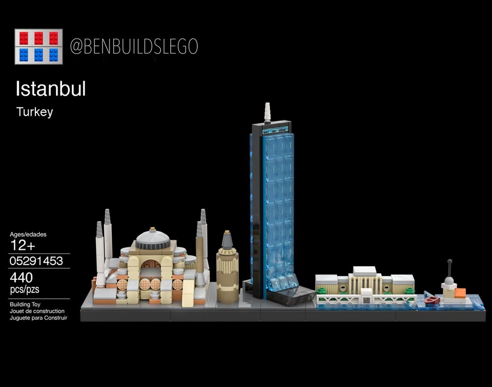 Lego Istanbul skyline