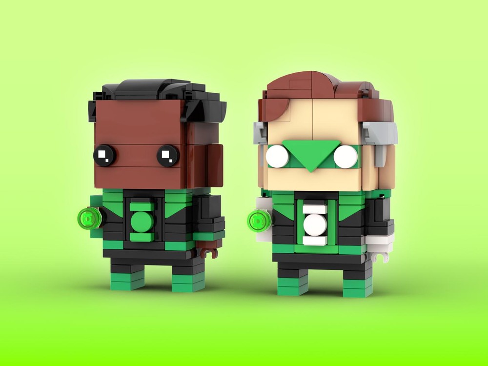 Lego Green Lantern Brickheadz LEGO MOC - DC
