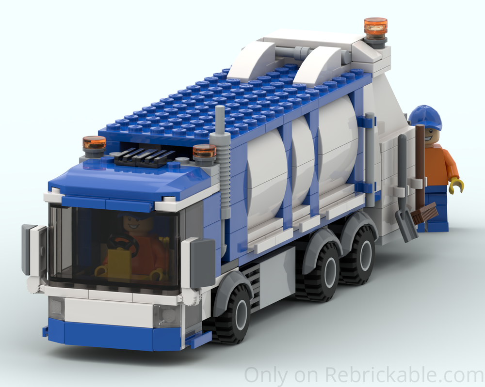 Lego Garbage truck MOD of the Lego 4432