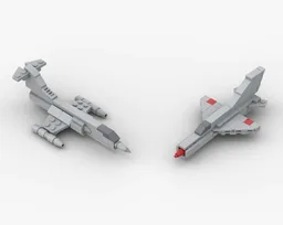 F-104 & Mig-21 (1/110 scale)