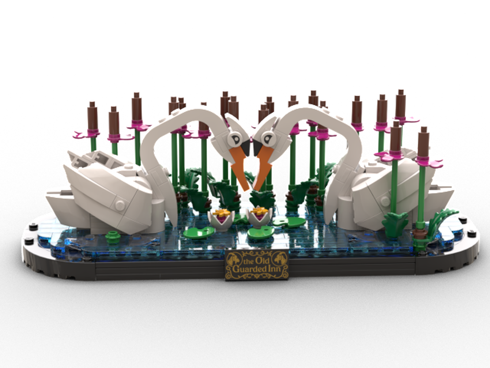 Lego Love Swans