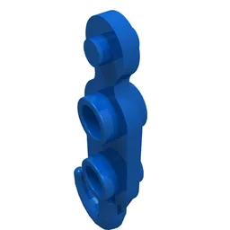 Hook, Tow Hook with 2 Studs on Both Sides / Blue