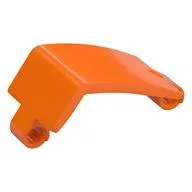Technic Panel Curved and Bent 6 x 3 / Orange