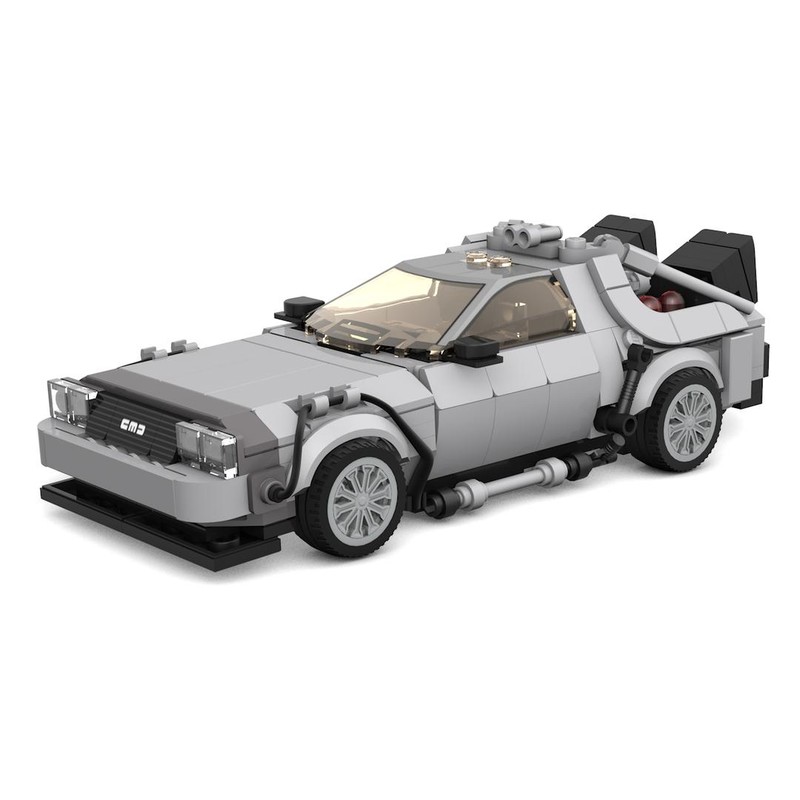 Lego DeLorean DMC-12 "BTTF" P1 - 8 stud wide Speed Champions style