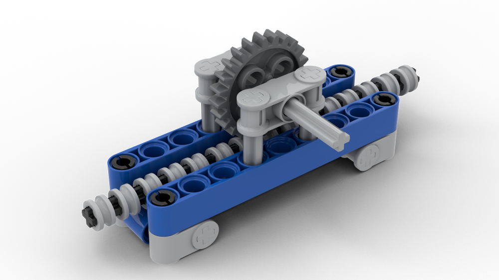 Lego Axle Gear Rack Mechanism